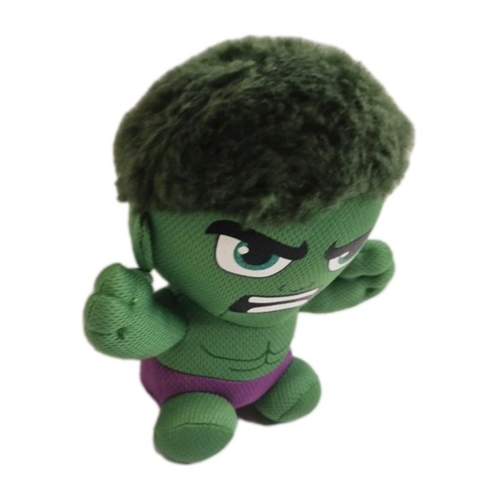 Marvel The Incredible HULK 7" Stuffed Toy, TY Beanie, Avengers Hero Merch - Picture 6 of 6